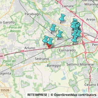 Mappa Cascina Gattinara, 20018 Sedriano MI, Italia (4.23938)