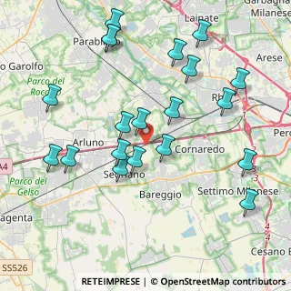 Mappa Cascina Gattinara, 20018 Sedriano MI, Italia (4.3805)