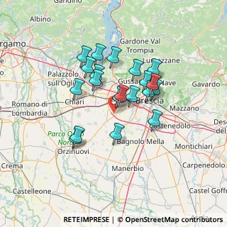 Mappa Via Sabionera, 25039 Travagliato BS, Italia (11.2925)