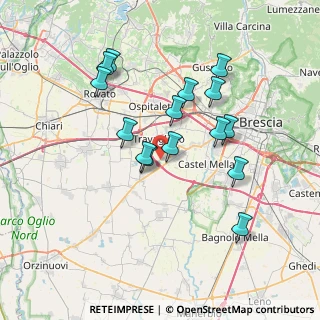 Mappa Via Sabionera, 25039 Travagliato BS, Italia (6.71267)
