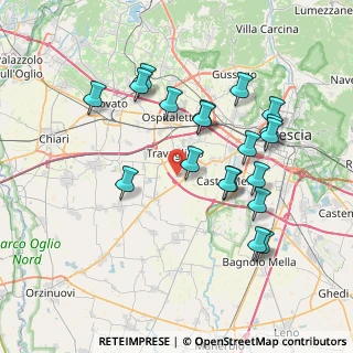 Mappa Via Sabionera, 25039 Travagliato BS, Italia (7.39)