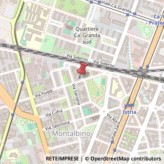 Mappa Via Fiuggi, 12, 20159 Milano, Milano (Lombardia)