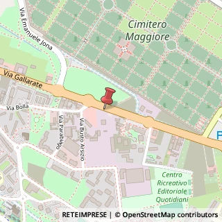 Mappa Via Gallarate, 323, 20151 Milano, Milano (Lombardia)