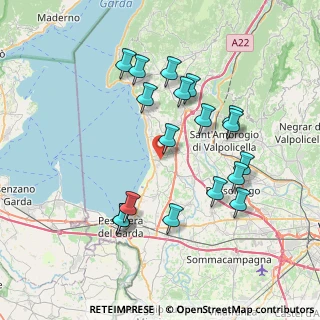 Mappa Via Crocetta, 37017 Lazise VR, Italia (7.40111)