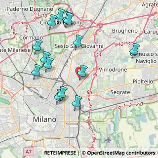Mappa Via Privata Paolo Paruta, 20127 Milano MI, Italia (4.43071)