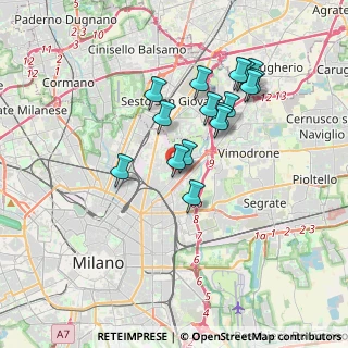 Mappa Via Privata Paolo Paruta, 20127 Milano MI, Italia (3.2325)