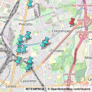 Mappa Via Privata Paolo Paruta, 20127 Milano MI, Italia (1.18071)