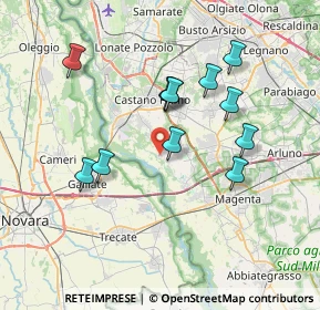 Mappa Strada Alzaia Naviglio Grande, 20012 Cuggiono MI, Italia (6.66833)