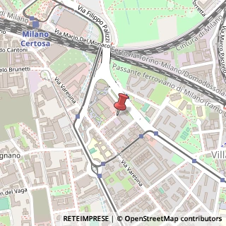 Mappa Via Antonio Raimondi, 10, 20156 Milano, Milano (Lombardia)