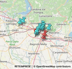 Mappa Via del Mella, 25123 Brescia BS, Italia (6.69385)