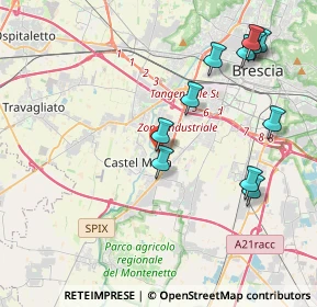 Mappa Via del Mella, 25123 Brescia BS, Italia (4.37455)