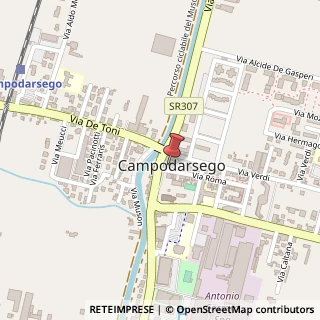 Mappa Via Roma, 5, 35011 Campodarsego, Padova (Veneto)