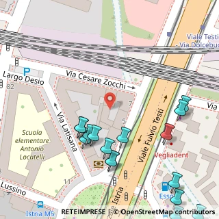 Mappa Via Latisana, 20159 Milano MI, Italia (0.12333)