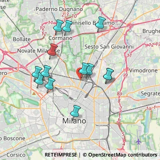 Mappa Via Latisana, 20159 Milano MI, Italia (3.68615)