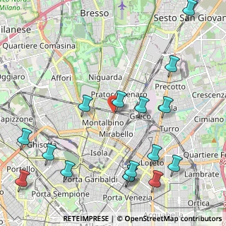 Mappa Via Latisana, 20159 Milano MI, Italia (2.72938)