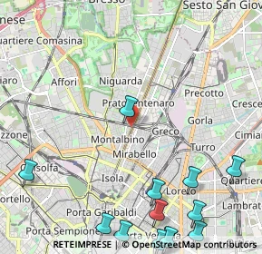 Mappa Via Latisana, 20159 Milano MI, Italia (3.33929)