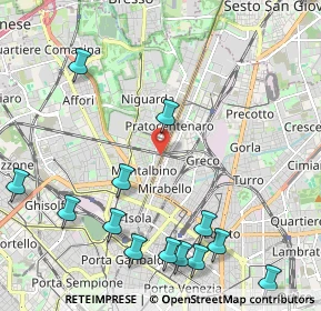 Mappa Via Latisana, 20159 Milano MI, Italia (3.004)