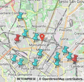 Mappa Via Latisana, 20159 Milano MI, Italia (2.50846)