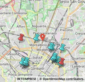 Mappa Via Latisana, 20159 Milano MI, Italia (2.32938)