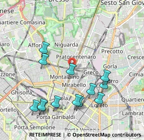 Mappa Via Latisana, 20159 Milano MI, Italia (2.16462)