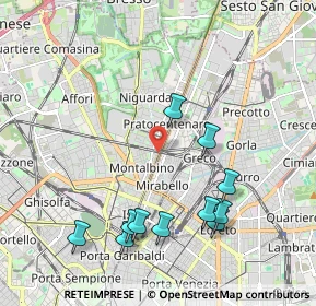 Mappa Via Latisana, 20159 Milano MI, Italia (2.16182)