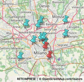 Mappa Via Cesare Zocchi, 20159 Milano MI, Italia (5.52167)