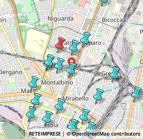 Mappa Viale Fulvio Testi, 20159 Milano MI, Italia (1.2105)