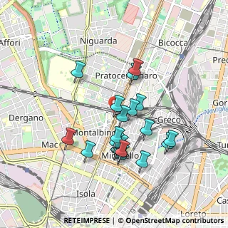 Mappa Viale Fulvio Testi, 20159 Milano MI, Italia (0.79)