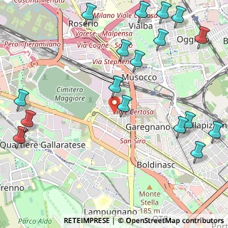 Mappa Via Privata Norcia, 20156 Milano MI, Italia (1.46)