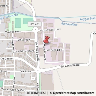 Mappa Via del Lavoro, 25, 25030 Castelcovati, Brescia (Lombardia)