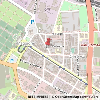 Mappa Via Punta Licosa, 9, 20156 Milano, Milano (Lombardia)