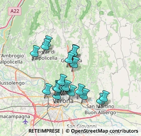 Mappa Via Are Coltri, 37142 Marzana VR, Italia (6.3765)