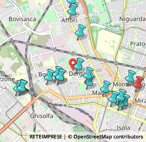 Mappa Via Bernardo Davanzati, 20158 Milano MI, Italia (1.135)