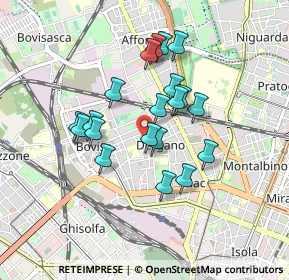 Mappa Via Bernardo Davanzati, 20158 Milano MI, Italia (0.721)