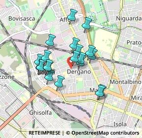 Mappa Via Bernardo Davanzati, 20158 Milano MI, Italia (0.6985)