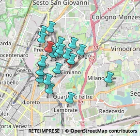 Mappa SPexSS11, 20132 Milano MI, Italia (1.4315)