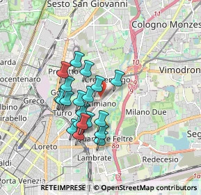 Mappa SPexSS11, 20132 Milano MI, Italia (1.4275)