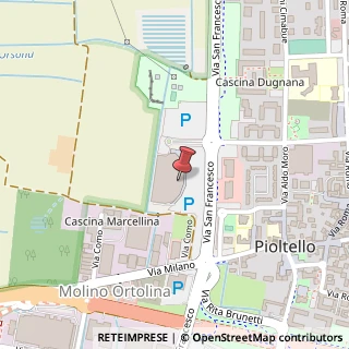 Mappa Viale San Francesco, 33, 20096 Pioltello, Milano (Lombardia)