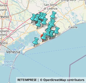 Mappa Via Peter Reichegger, 30016 Jesolo VE, Italia (10.0575)