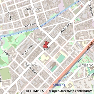 Mappa Via Padova,  191, 20127 Milano, Milano (Lombardia)