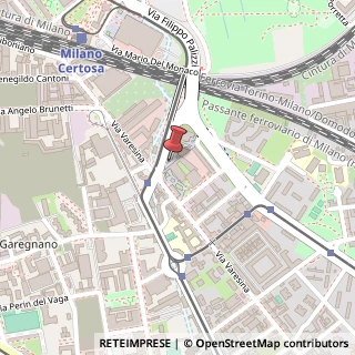 Mappa Via Varesina, 162, 20156 Milano, Milano (Lombardia)