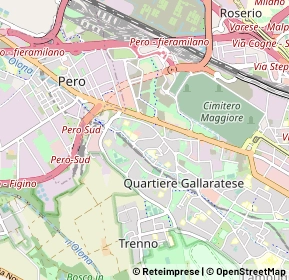 Mappa 20151 Pero MI, Italia (1.2355)