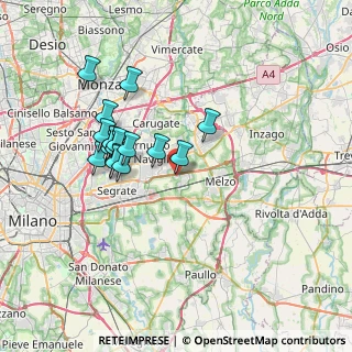 Mappa SP Cassanese, 20052 Vignate MI, Italia (6.40833)