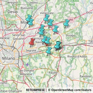 Mappa SP Cassanese, 20052 Vignate MI, Italia (5.48667)
