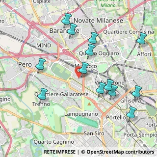 Mappa Via Vilfredo Pareto, 20156 Milano MI, Italia (2.22231)