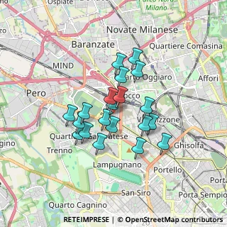Mappa Via Vilfredo Pareto, 20156 Milano MI, Italia (1.3165)
