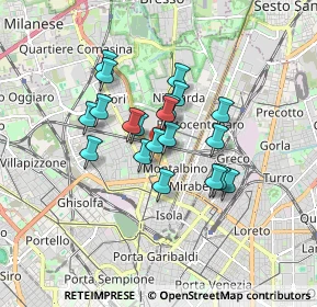 Mappa Via Privata Ernesto Reinach, 20159 Milano MI, Italia (1.254)