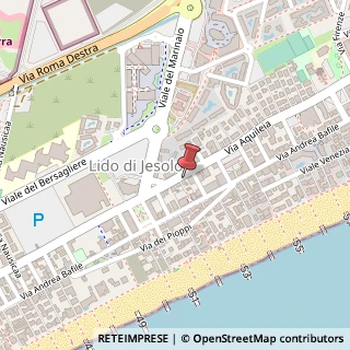 Mappa Via Aquileia, 93, 30016 Jesolo, Venezia (Veneto)