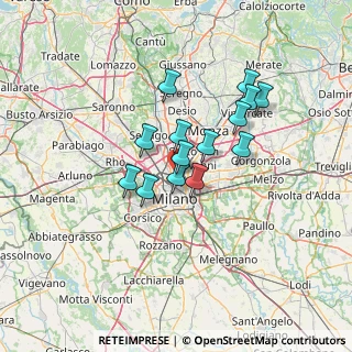 Mappa Via Fiuggi, 20159 Milano MI, Italia (10.16929)