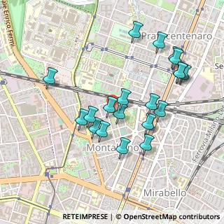 Mappa Via Fiuggi, 20159 Milano MI, Italia (0.462)